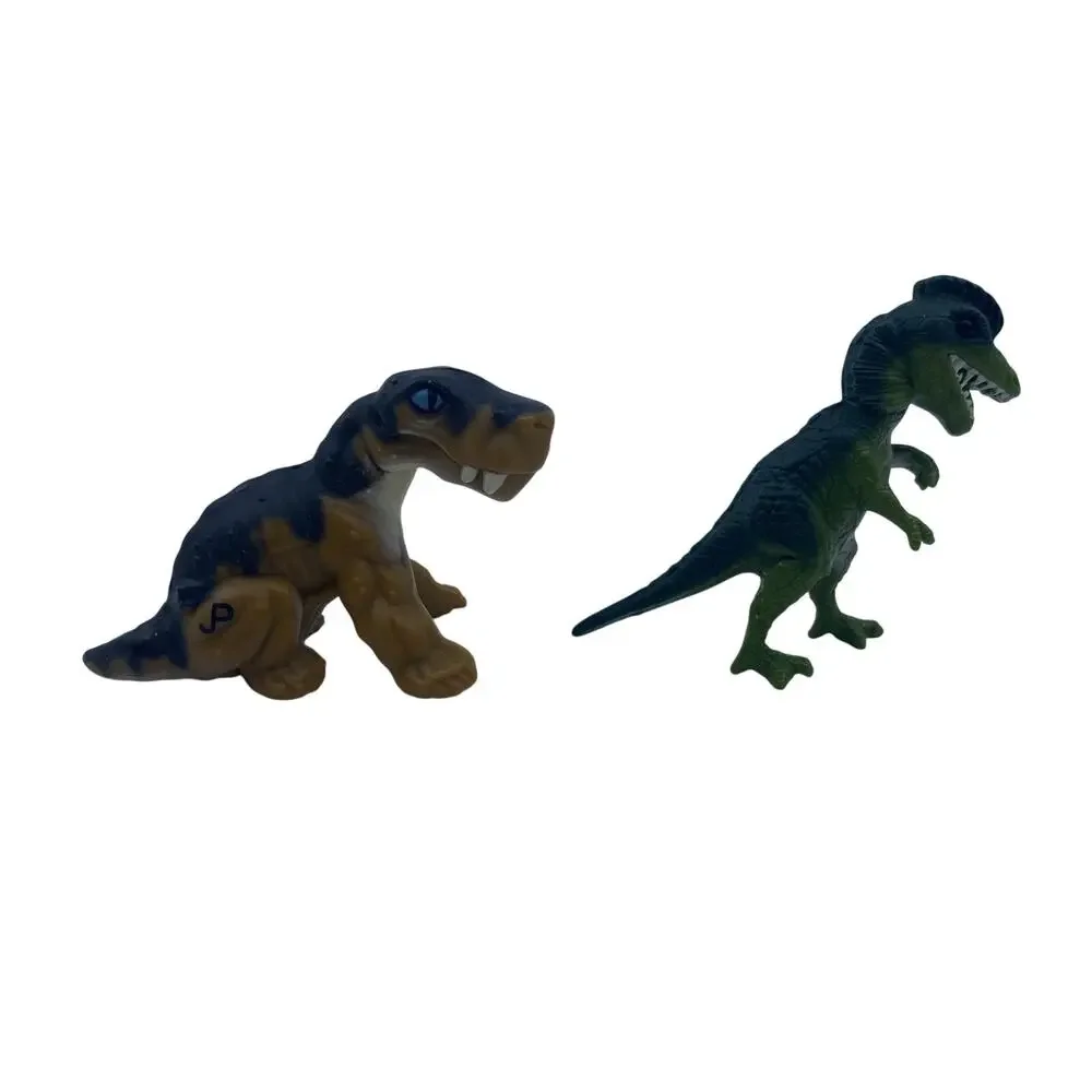 Jurassic Park Hatchlings Lycaenops Dilophosaurus & Chap Mei Dino Valley Jeep